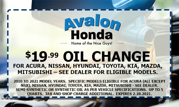 Avalon Honda Coupon