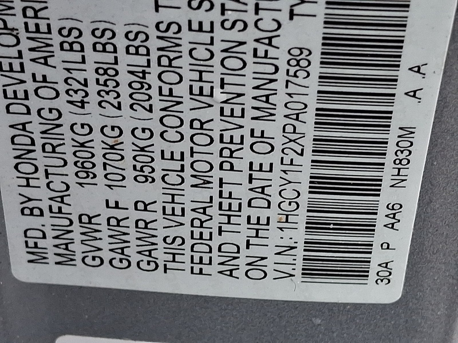 2023 Honda Accord LX