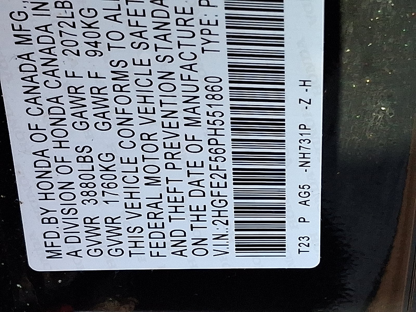 2023 Honda Civic Sedan Sport