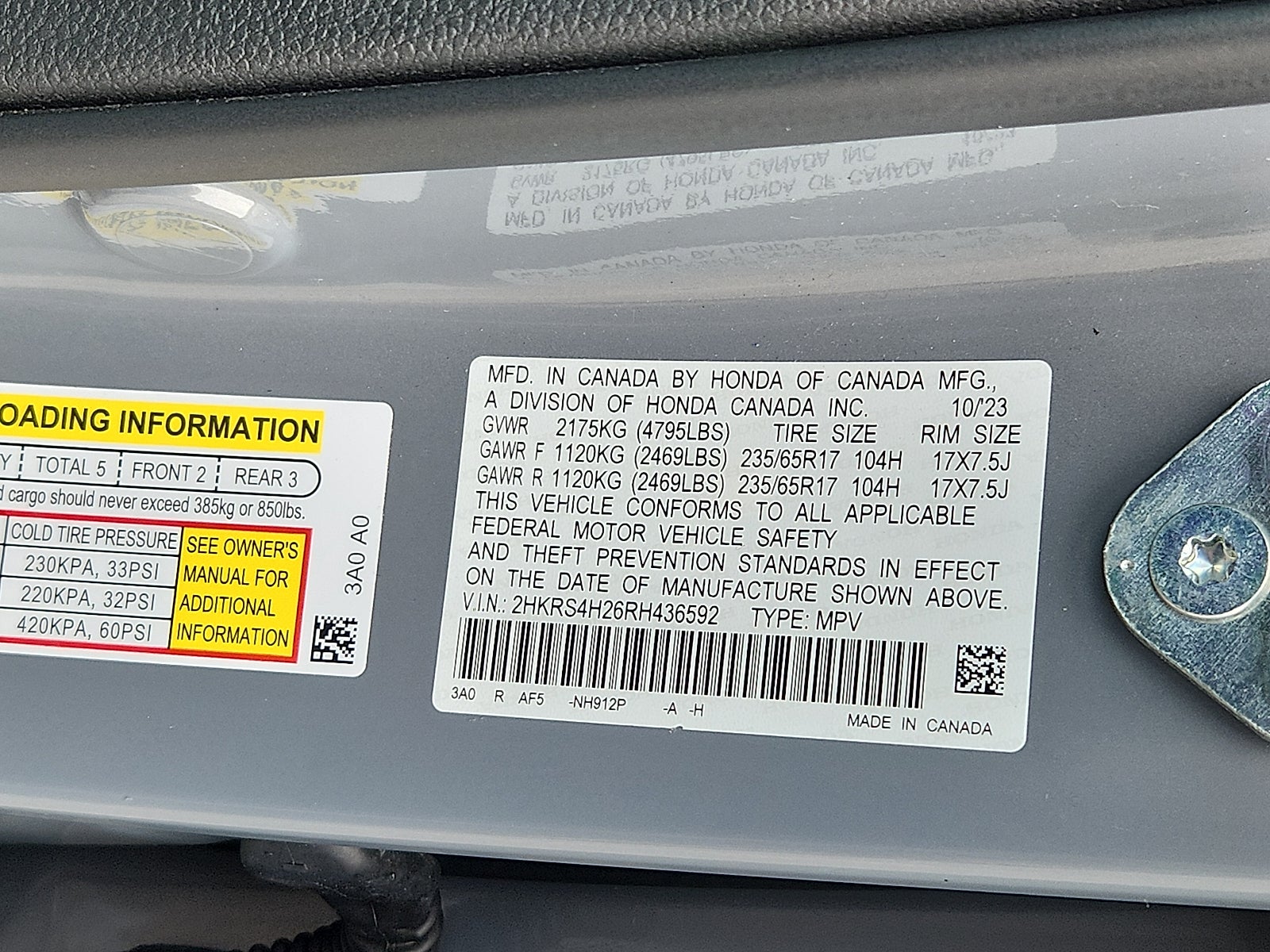 2024 Honda CR-V LX AWD