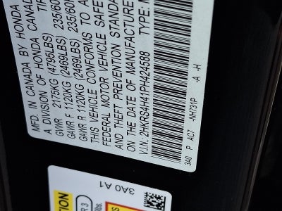 2023 Honda CR-V EX AWD