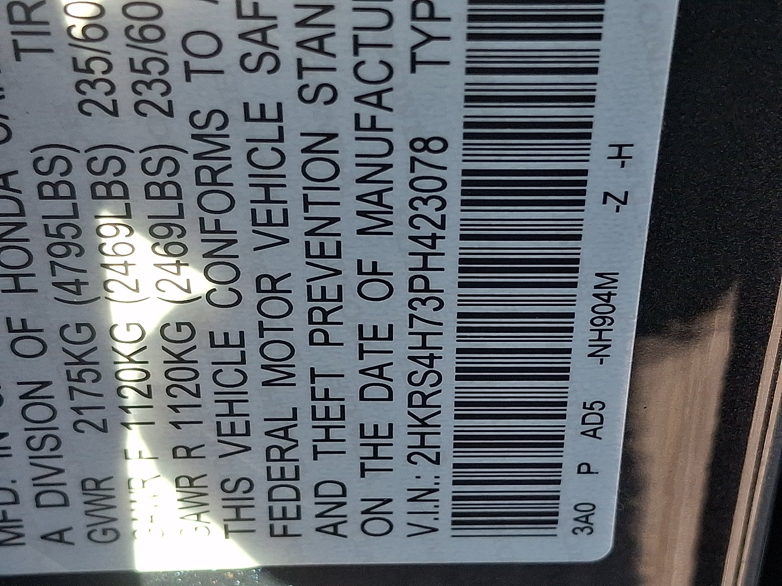 2023 Honda CR-V EX-L AWD