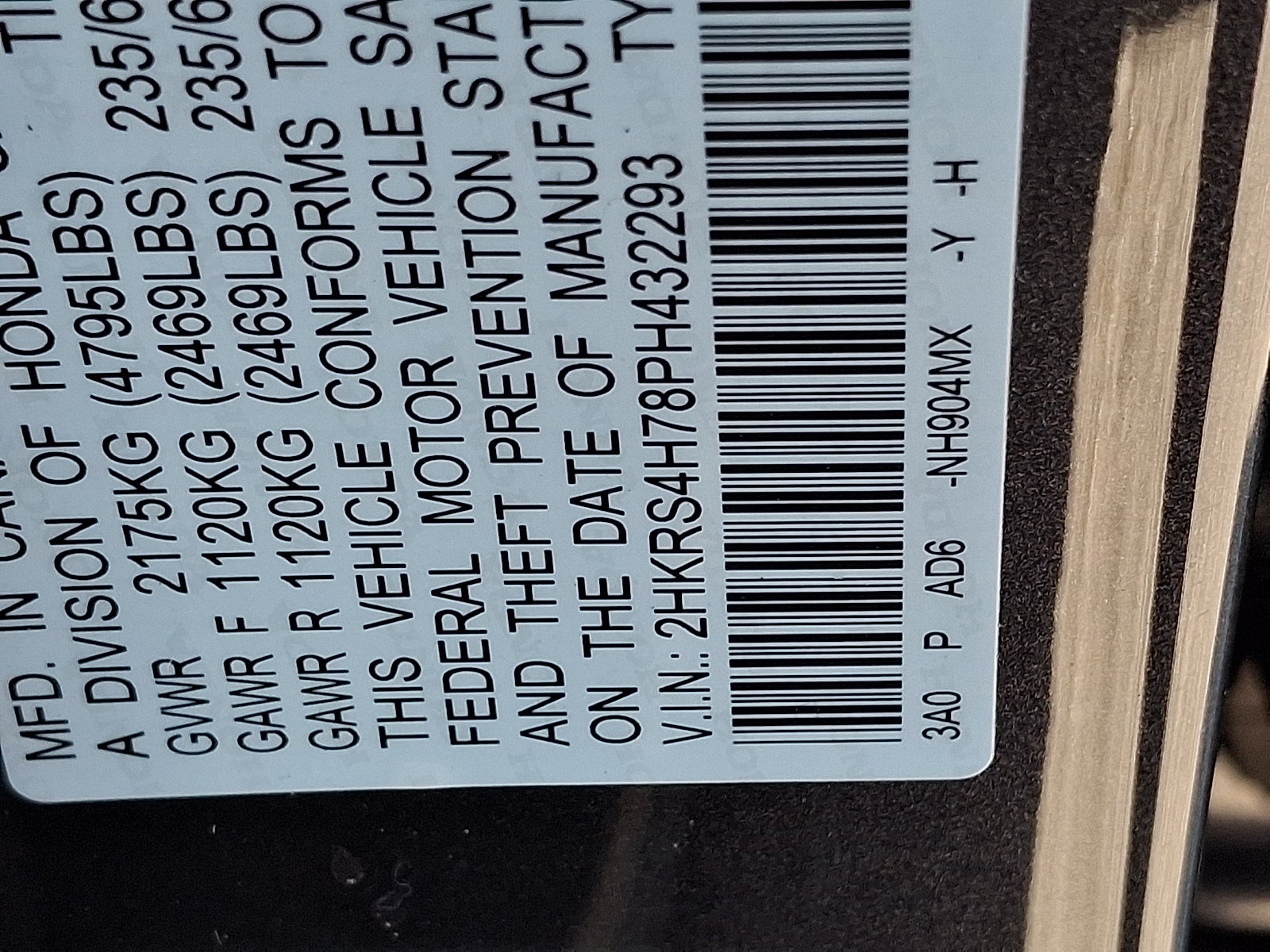 2023 Honda CR-V EX-L AWD