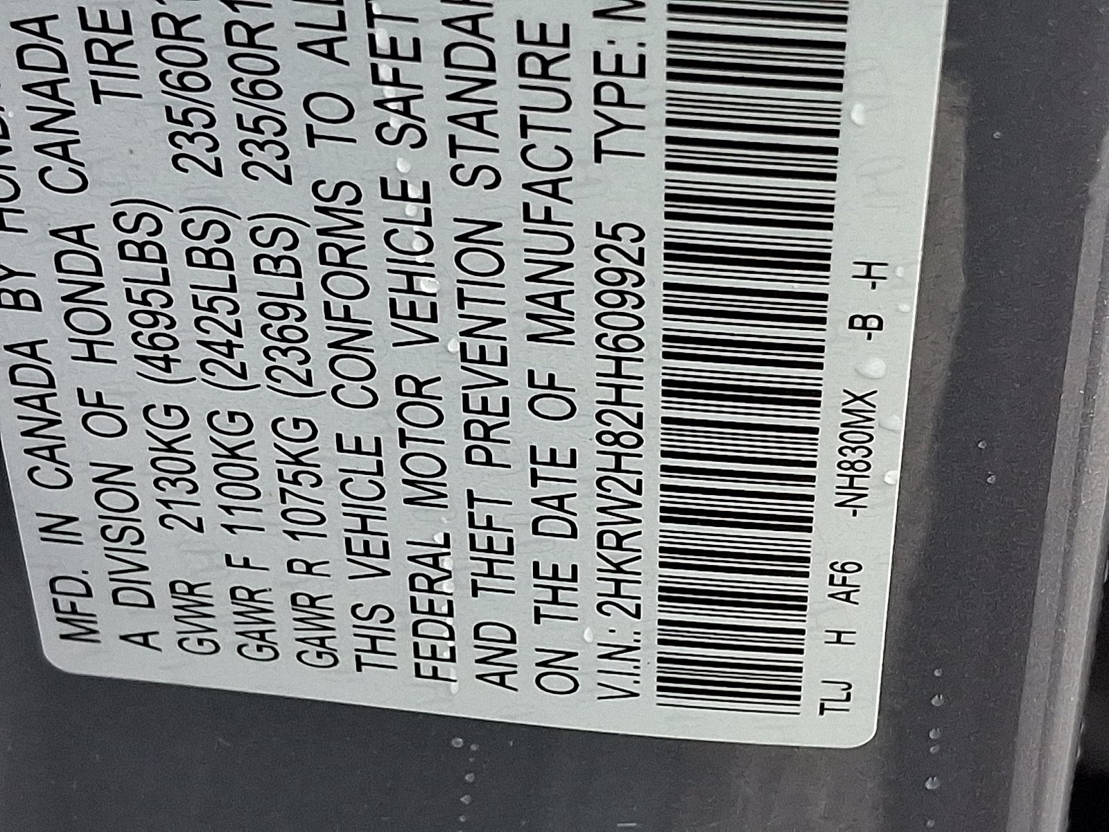 2017 Honda CR-V EX-L