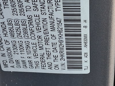 2019 Honda CR-V Touring