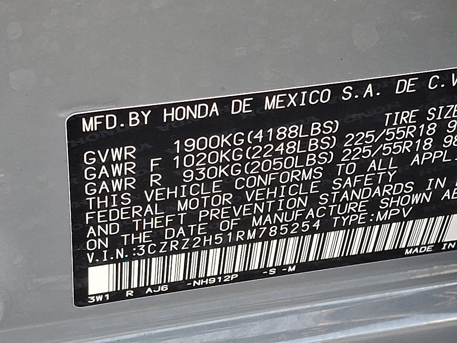 2024 Honda HR-V AWD Sport