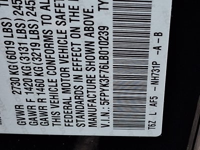 2020 Honda Ridgeline RTL-E