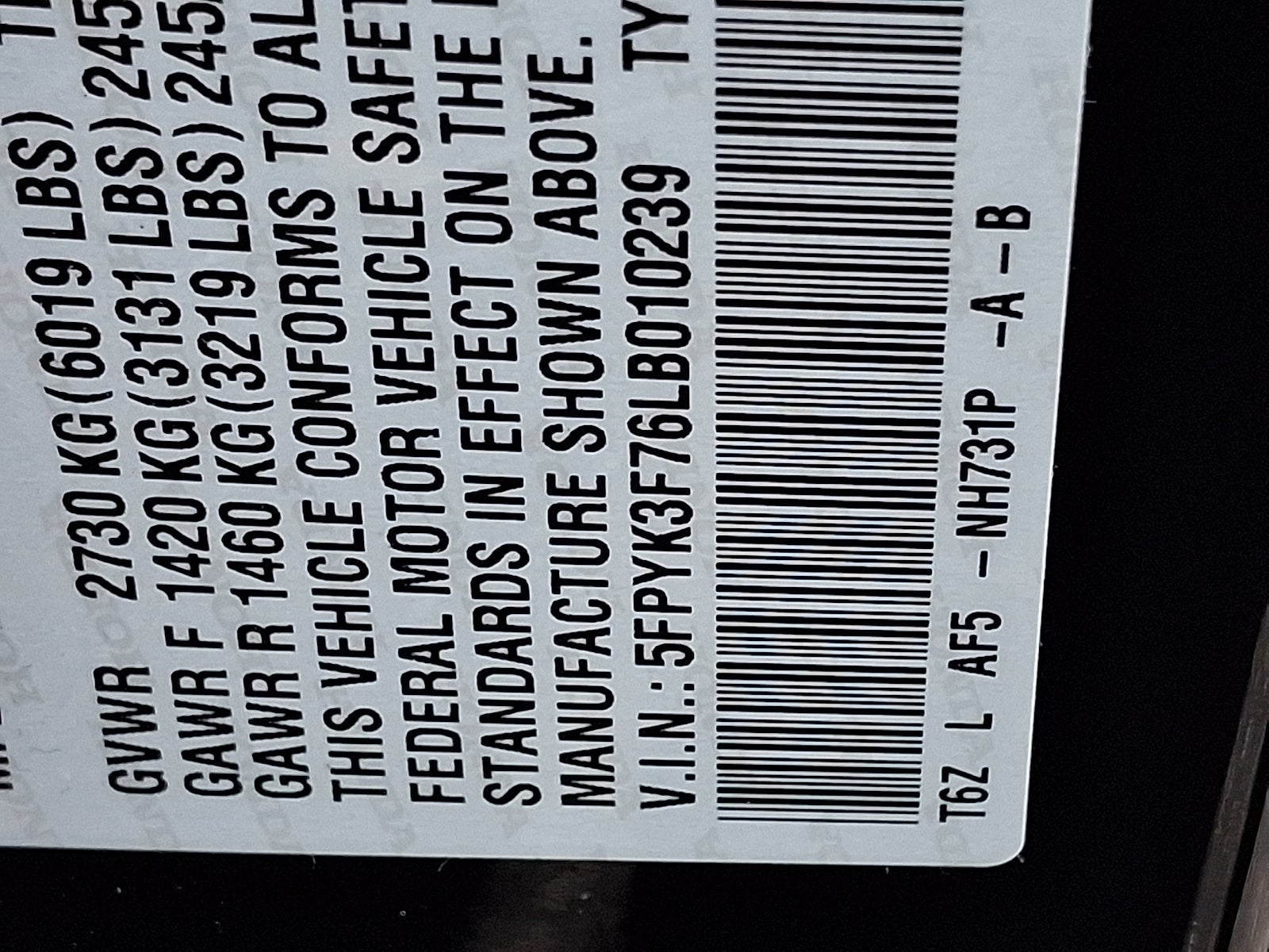 2020 Honda Ridgeline RTL-E