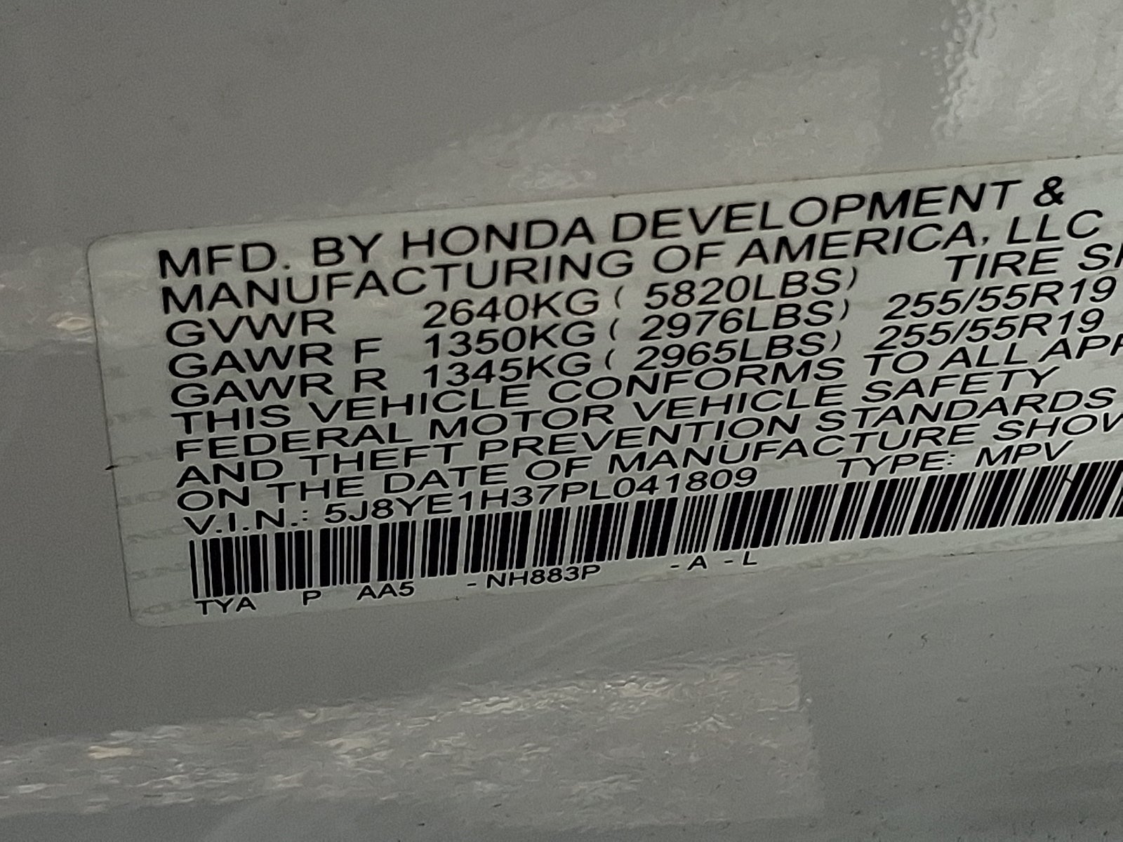 2023 Acura MDX Standard