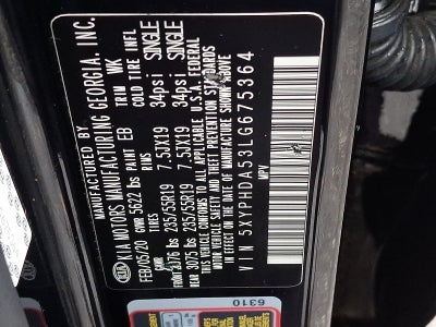 2020 Kia Sorento 3.3L EX