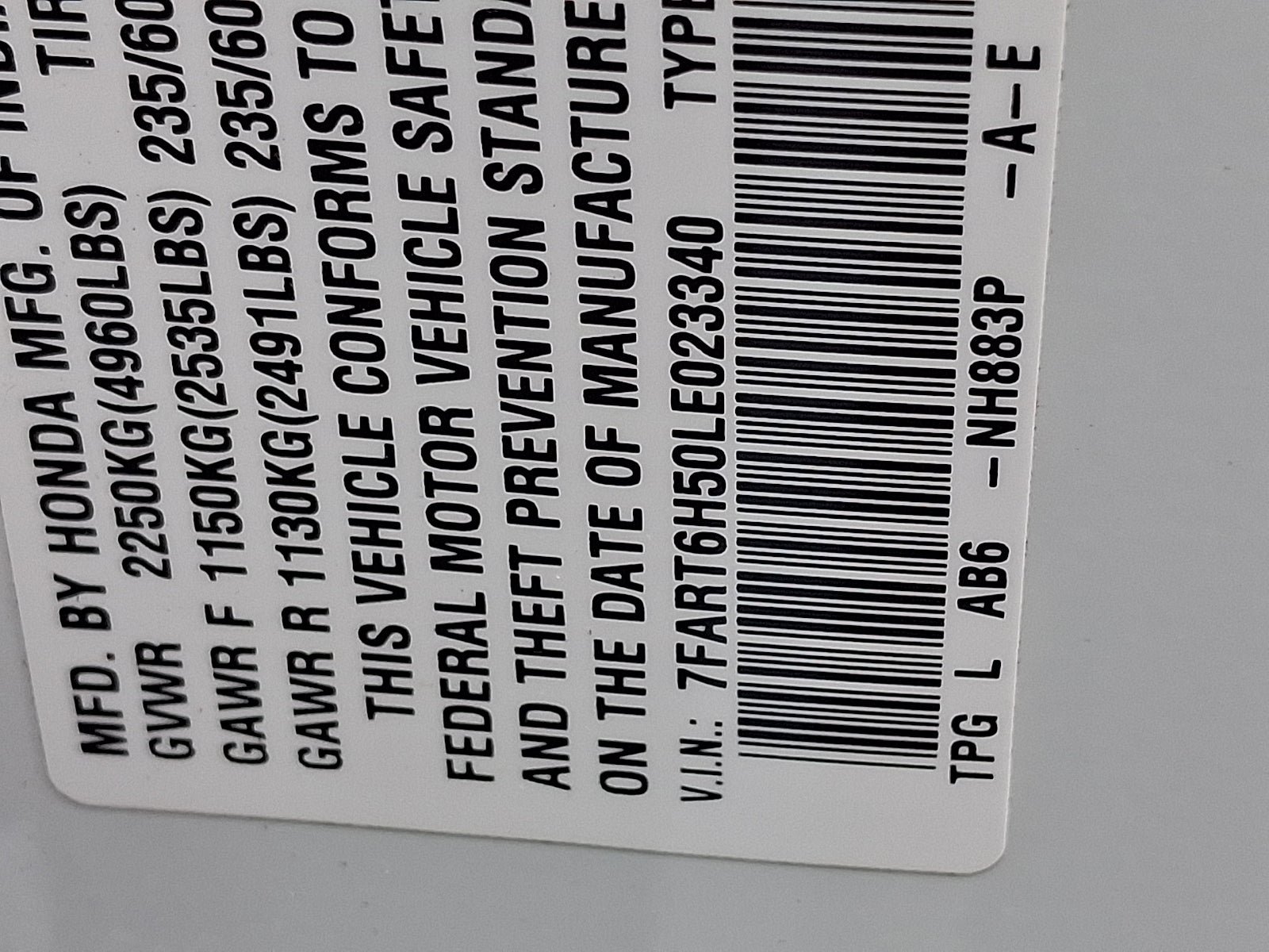 2020 Honda CR-V Hybrid EX