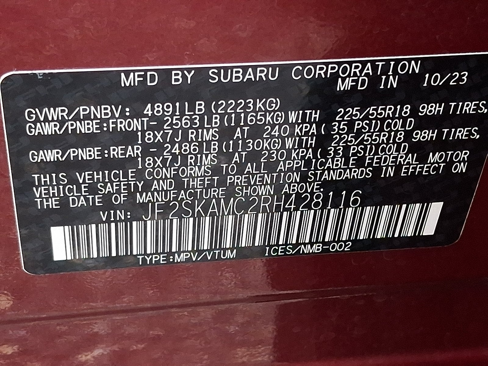 2024 Subaru Forester Touring