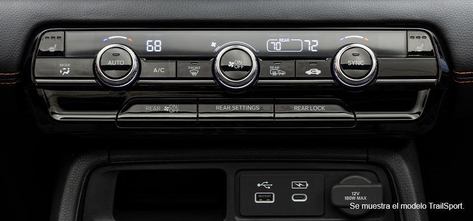 2023 Honda Pilot Tri-Zone Climate Control