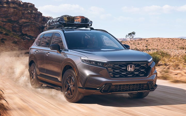 Gray Honda SUV
