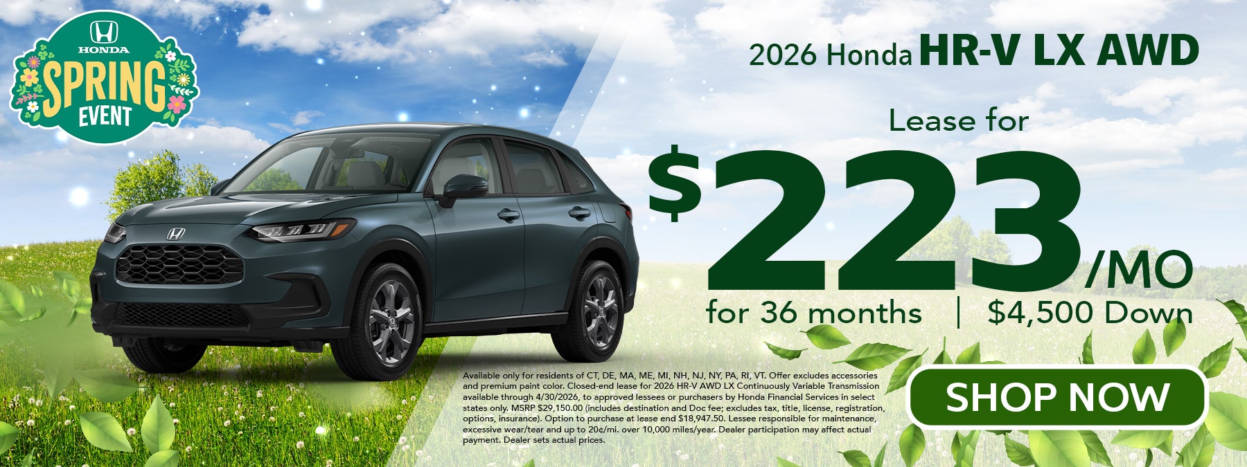 2026 Honda HR-V LX AWD