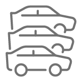 multiple car icon