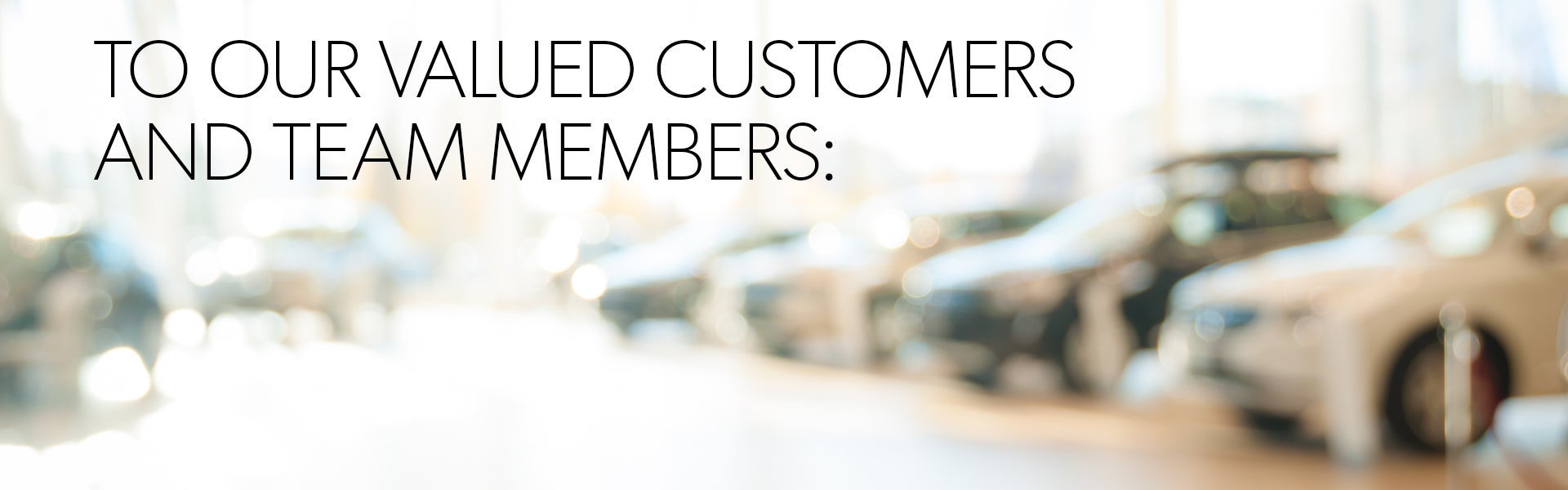 Coronavirus Statement